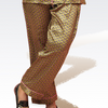 Heart - Pink Green Black Print Silk Night Suit for Women | Notch Collar, Loose Fit Shirt, Trouser & Eye Cover Set