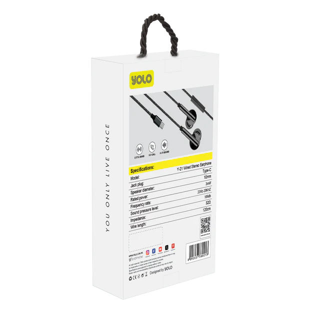 YOLO Type-C Stereo Handsfree (Y-21)