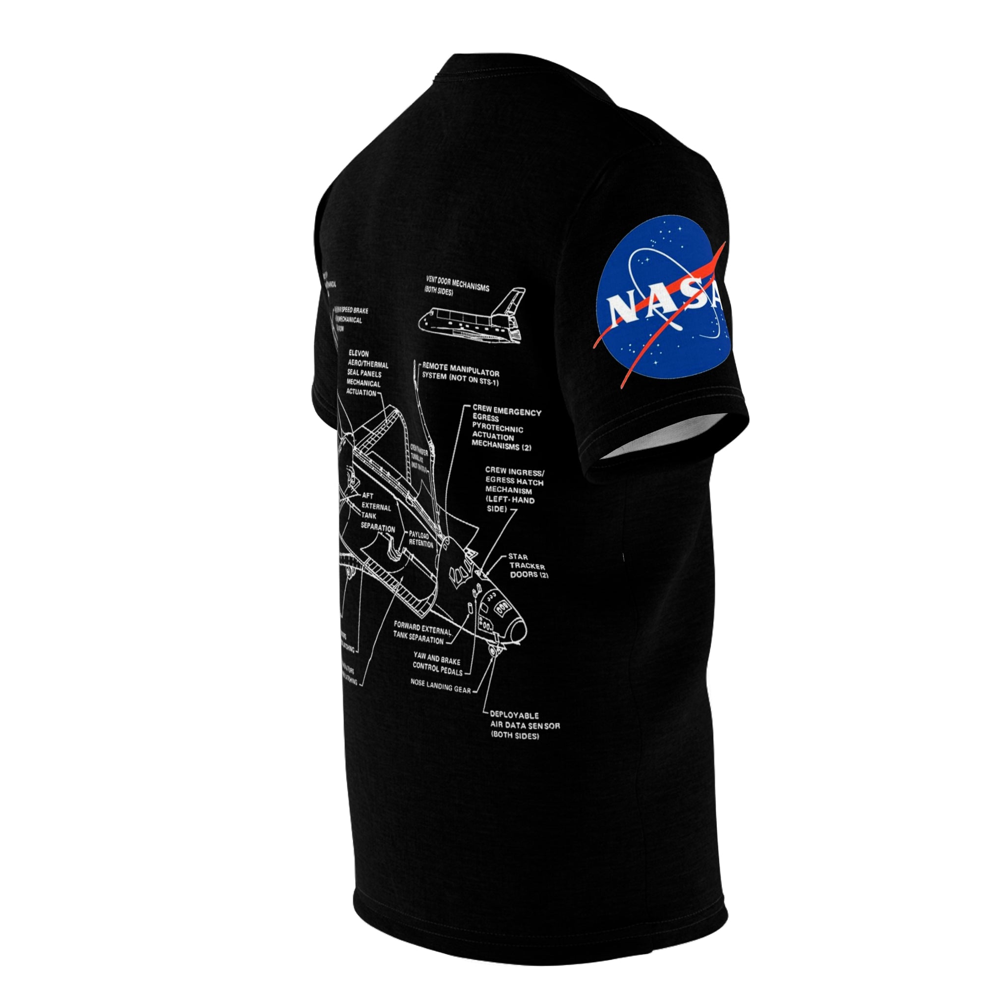 NASA Cotton T-Shirt Unisex Cut & Sew Tee (AOP)