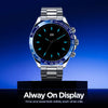Tag Ai Smartwatch with Blue Silicone Strap