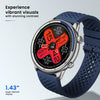 Grace Ai Smartwatch with Grey Silicone Strap