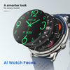 Grace Ai Smartwatch with Grey Silicone Strap
