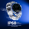 Tag Ai Smartwatch with Blue Silicone Strap