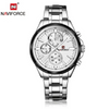 NaviForce Chronograph Silver Chain Men’s Watch (NF-9089)