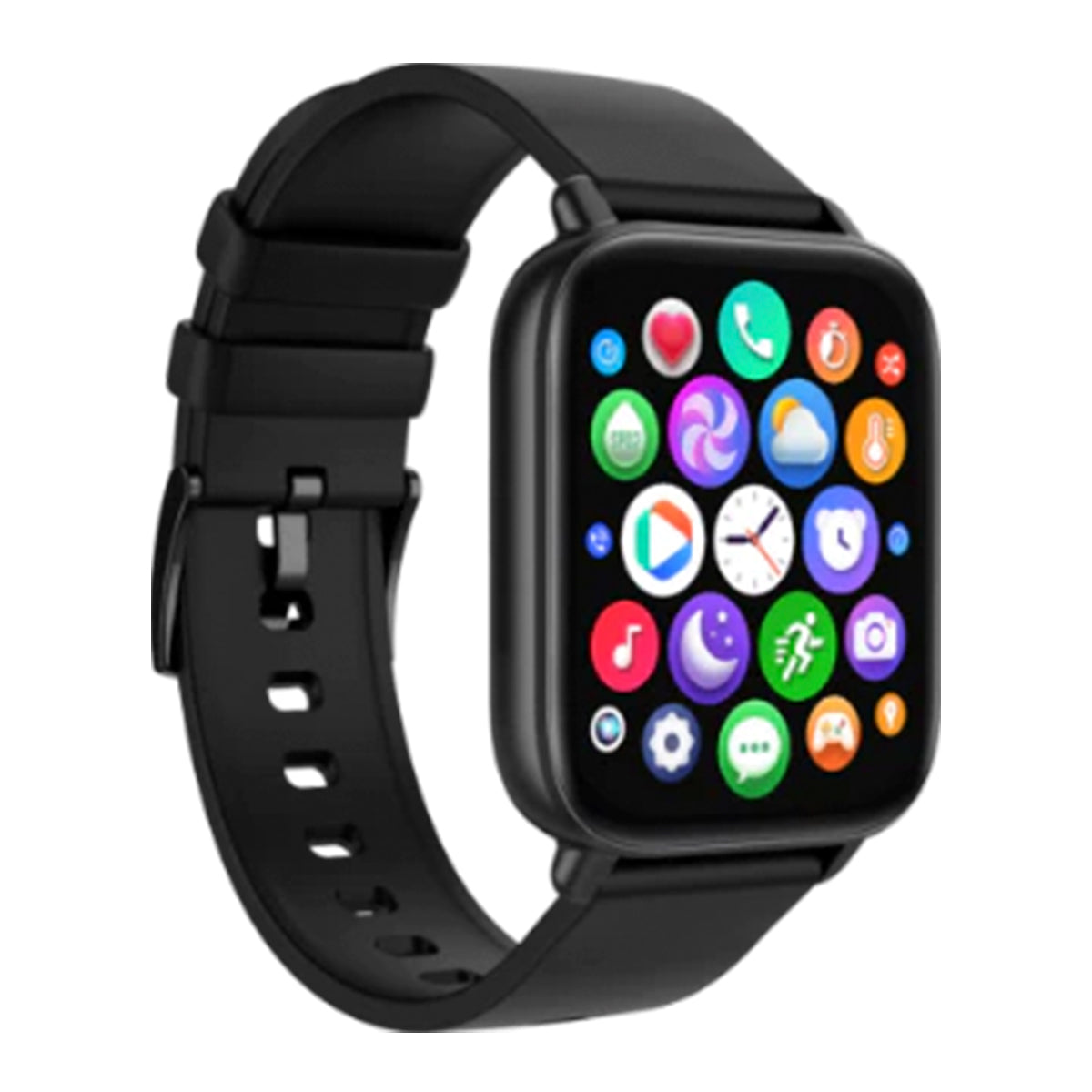 Yolo Watch Pro Charcoal Black Smart Watch With Bluetooth Calling