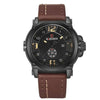 Navi Force Day And Date Edition Men’s Watch Brown (NF-9099)