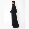 Black Basic Front-Closed Abaya