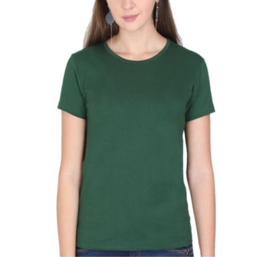 New Arrival  Plain T-shirt For Women Half Sleeves