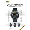 Yolo Fortuner Charcoal Black Smart Watch With Bluetooth Calling